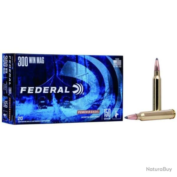Balles Federal Power-Shok HC-SP - 300 Win Mag