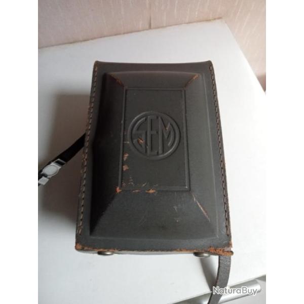 appareil photo berthiot S, 1:45, 75 mm 1950 avec �tuit tres bon �tat