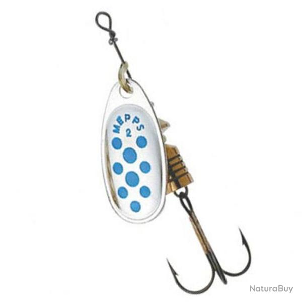 CUILLERS MEEPS COMETS ARGENT POINTS BLEUS N�0