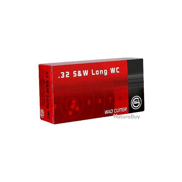 Cartouche Cal. 32 S&W WC GECO x50