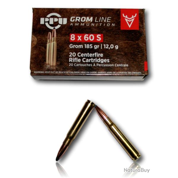 MUNITIONS PPU PARTIZAN CAL 8X60S BTE 20