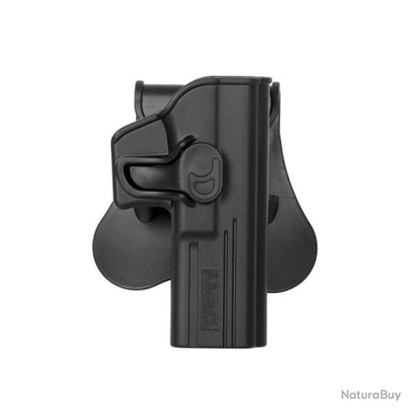 Holster Rigide Amomax G2 - Glock Airsoft / Noir / Gaucher