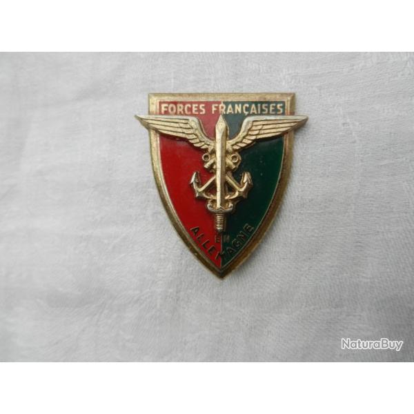 ancien insigne militaire FFA Forces Fran�aises en Allemagne