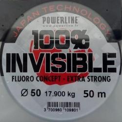 FIL INVISIBLE 100% 50M 0.18mm - 3.250kg