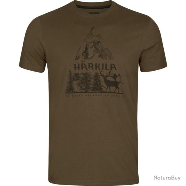 T-SHIRT HARKILA NATURE L/S WILLOW GREEN 10228