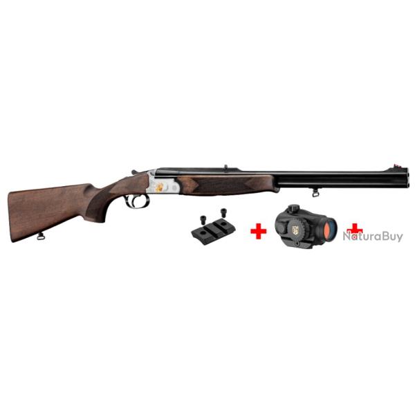 Carabine Baldi Express Baldi Cal 8X57JRS en pack Montage + Point Rouge