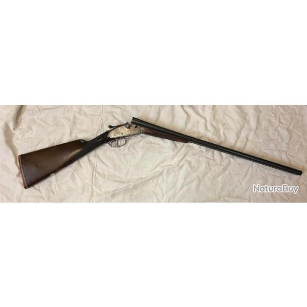 FUSIL JUXTAPOSE AYA-AGUIRRE & ARANZABAL MODEL PLATINE CAL 12/70