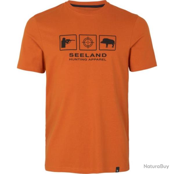 T-SHIRTSEELAND  LANNER GOLD FLAME 40370