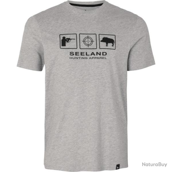 T-SHIRT LANNER DARK GREY MELANGE 40374