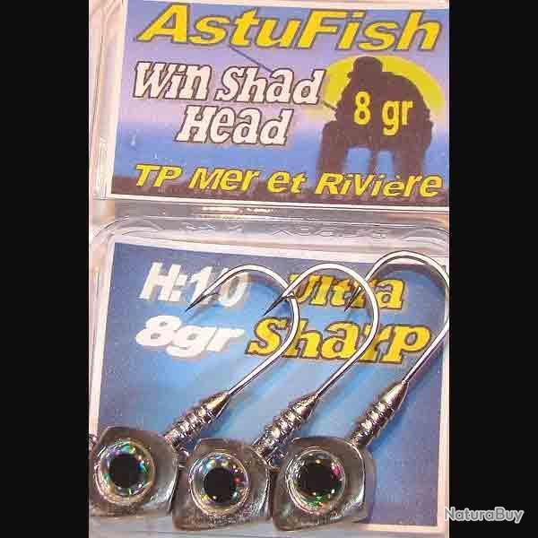 T�te Plomb�e Astufish Win Shad 1/0 6g