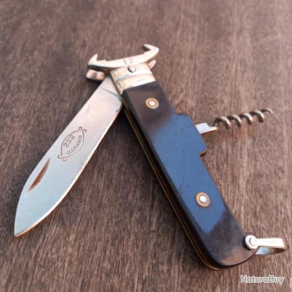 Couteau CHASSEUR Collection 222 Garanti avec Poncetage 2 Pi�ces