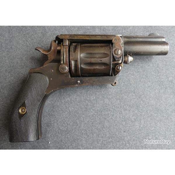 Rare revolver a syst�me d'ejection Gilliquet Brevet�  calibre 8mm92