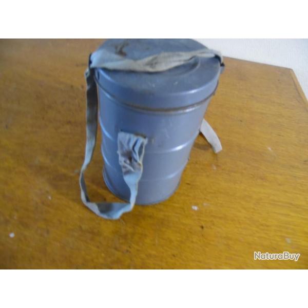MASQUE A GAZ FRANCAIS 2�me GUERRE BOITE BLEU ENFANT