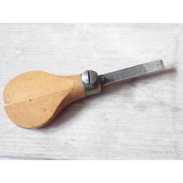 Tournevis pour fusil Rubin Schmidt. Manche en bois 3�me version