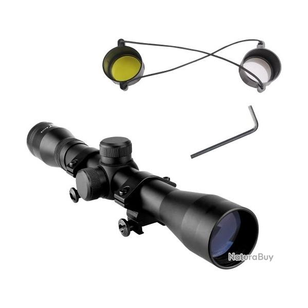 Lunette de Vis�e 3-9x40 Montures Tir Chasse Tactique SVBONY SV120  20mm/22mm Weaver/Picatinny