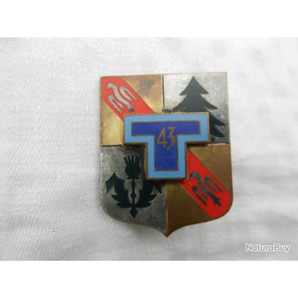 insigne militaire fran�ais 43� r�giment de transmissions
