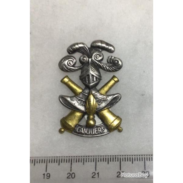 FRANCE ABC ARME BLIND�E CAVALERIE - insigne Camp de CANJUERS. Mono Bloc