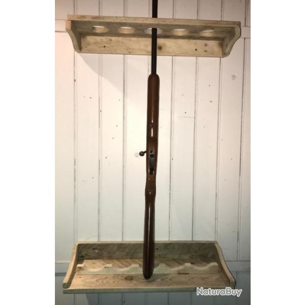 Porte 5 fusils en bois de Sapin - cr�ation unique