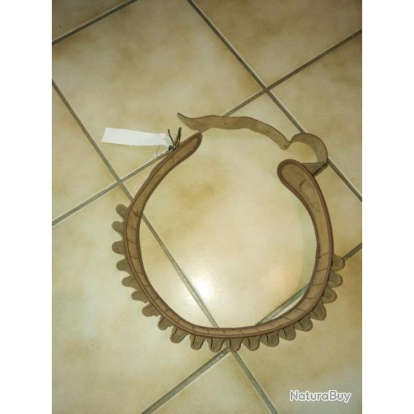 Cartouchi�re calibre 12 Vera pelle leather cuir made in italy