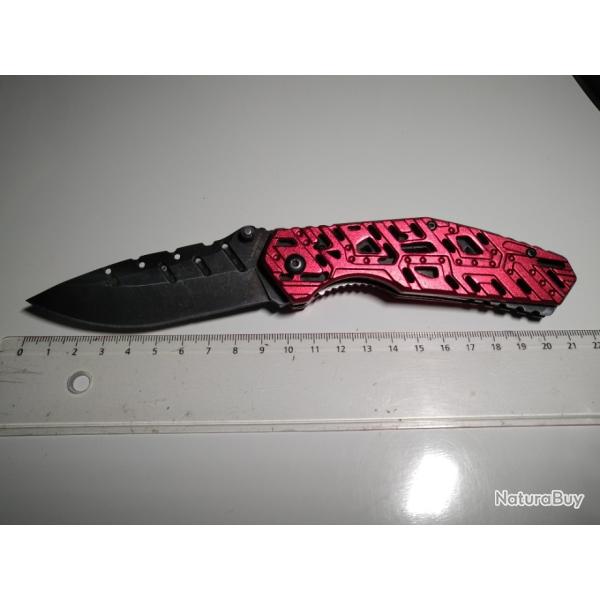 Couteau Pliant HERBERTZ - Rouge - M�tal