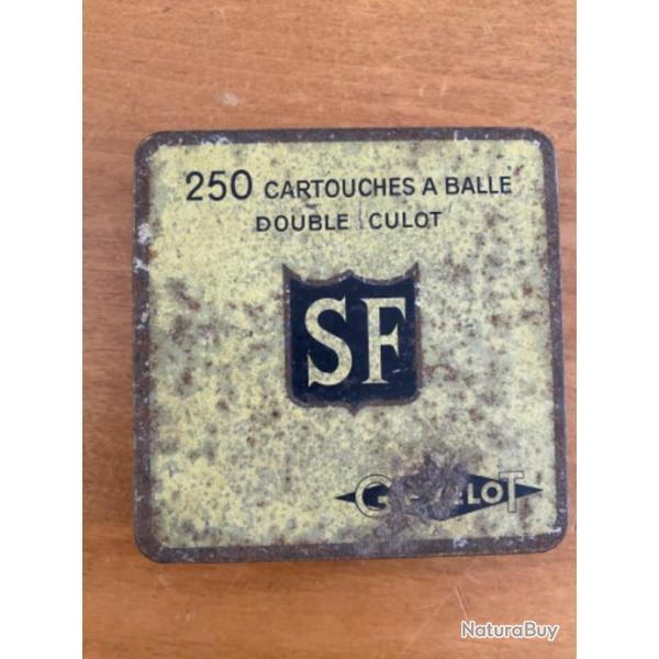 Bote vide SF GEVELOT pour 250 cartouches  balle double culot