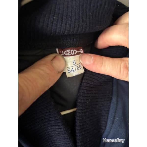 Gilet sans manches bleu amovis T5   54/56  neuf