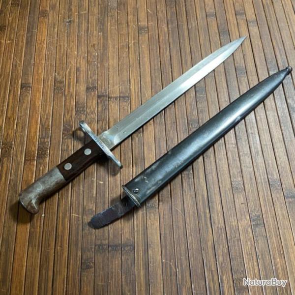 BELLE BA�ONNETTE SUISSE 1918 LAME � DOUBLE TRANCHANTS