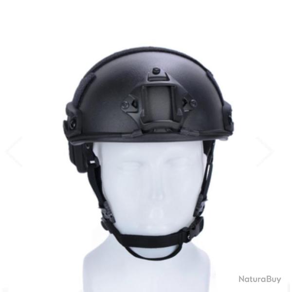 Casque FAST PE NIJ3A noir taille 54/60