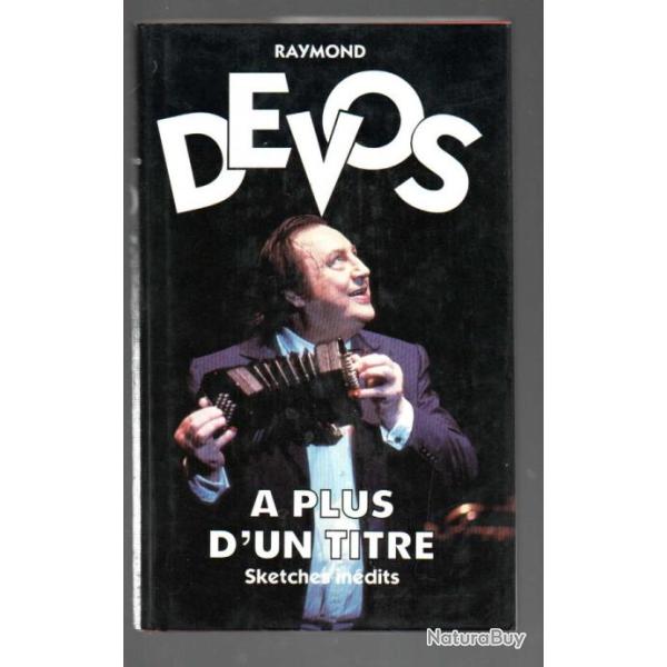a plus d'un titre sketches indits de raymond devos