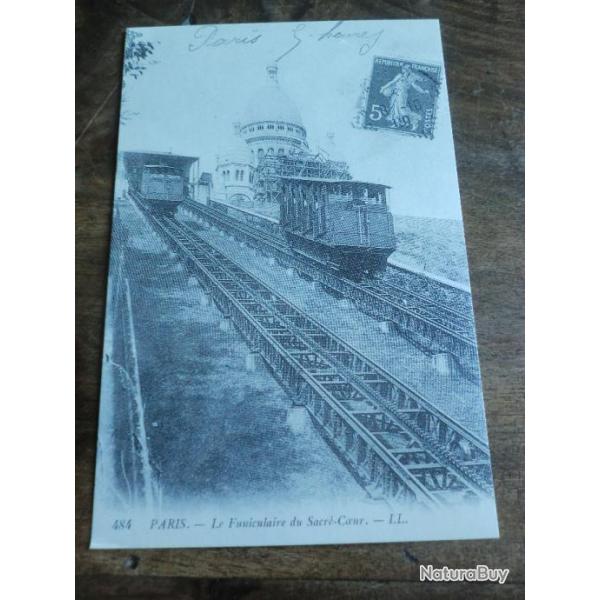 cp paris funiculaire  du sacr� coeur