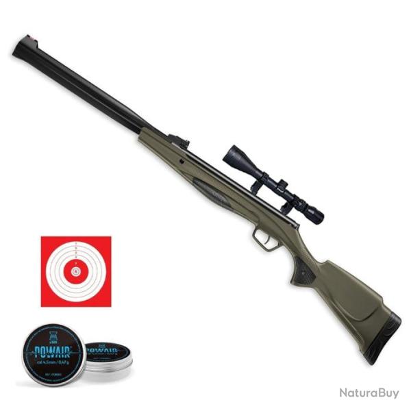 Carabine � plomb Stoeger RX20 S3 Suppressor Synth�tique - Cal. 4.5 mm - Vert / Pack Tir