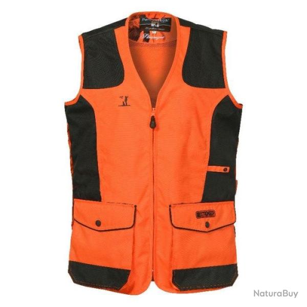 Gilet de traque enfant Percussion Orange