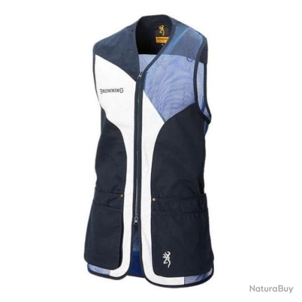 DC 25 ! Gilet de tir Browning Sporter - Bleu Bleu / S