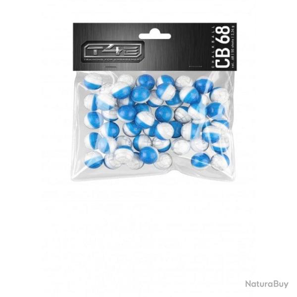 Billes craie T4E blanche - 68 / 50