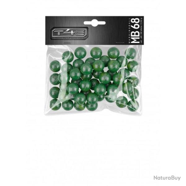 Billes peinture T4E - Vert / 68 / 50