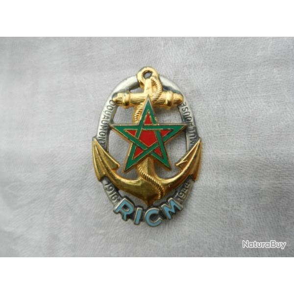 insigne militaire rgiment d'infanterie coloniale du Maroc