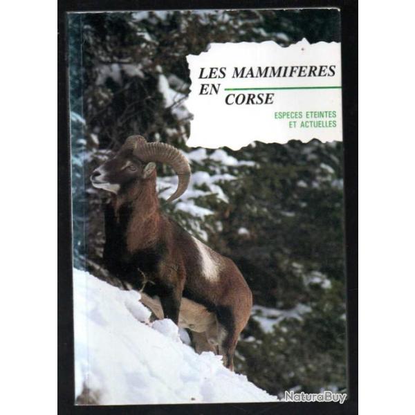 les mammif�res en corse esp�ces �teintes et actuelles