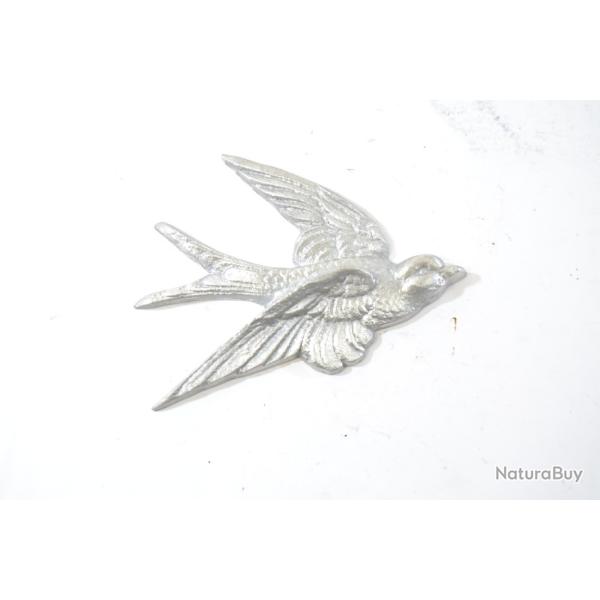 Hirondelle en aluminium pour facade de maison, d�coration murale, fabrication Fran�aise.