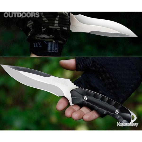 Petit Poignard De Survie � Columbia � 21,5 Cm Acier Inoxydable Etui Ceinture