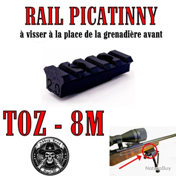 Rail picatinny TOZ-8M � la place de la grenadi�re avant - Bast3D