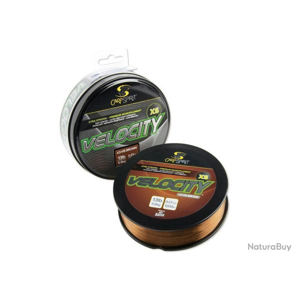 Fil Carpe CARPSPIRIT Velocity XS CAMO 1200M 0.40mm