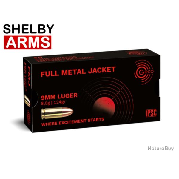GECO 9 MM LUGER FULL METAL JACKET 8,0G