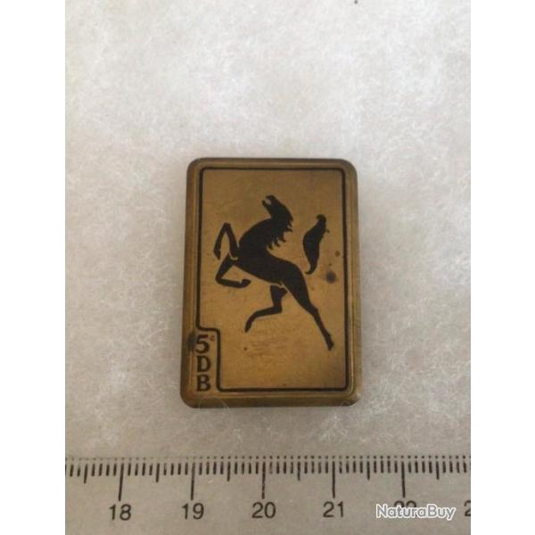 FRANCE ABC ARME BLIND�E CAVALERIE 1945/46 - insigne 5� DB Division Blind�e D.Ber