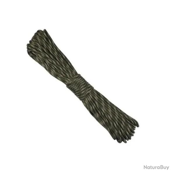 Paracorde coloris Camo 31 m�tres 7 brins 4 mm de diam�tre