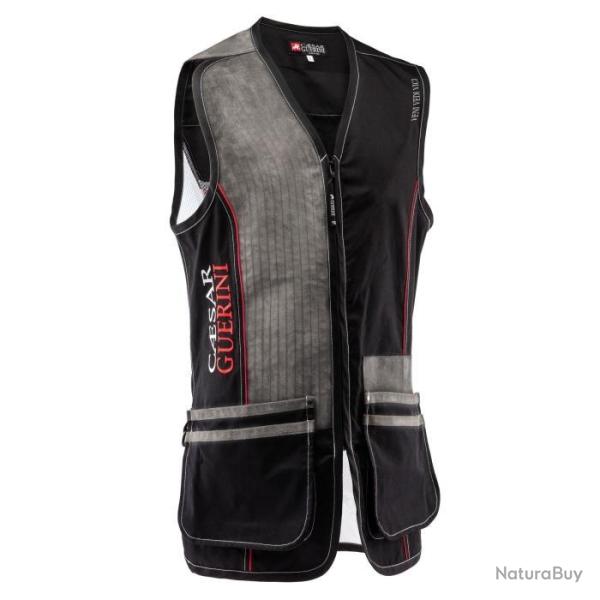 Gilet de tir Caesar Gu�rini - 2XL / Droitier / Noir