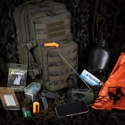 Couteau de survie avec lampe & allume feu
