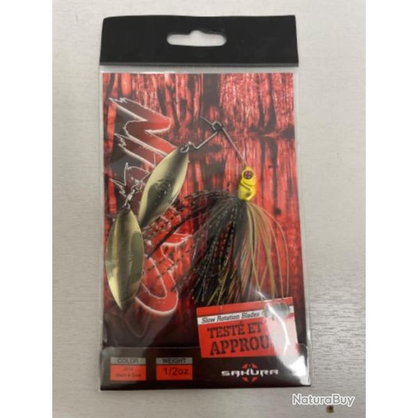 !! LEURRE SAKURA CAJUN SPINNERBAIT JC14