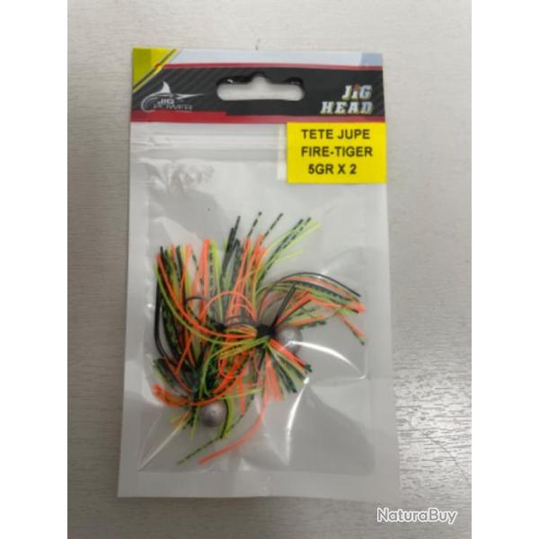 !! T�TE PLOMB�E JUPE FIRE TIGER 5gr
