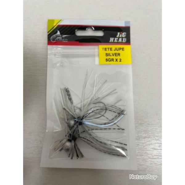 !! T�TE PLOMB�E JUPE SILVER 5gr