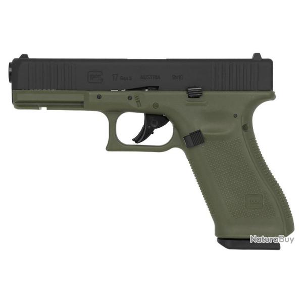 Pistolet Glock 17 Gen 5 BB 4.5 mm Edition Limit� Color Umarex BLACK BATTLEFIELD GREEN